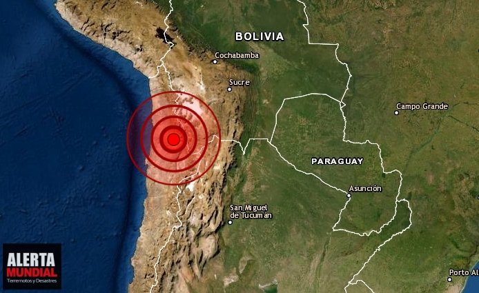 Fuerte temblor sacude el norte de Chile