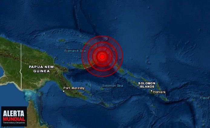 Sismo de magnitud 6.4 sacude Papúa Nueva Guinea