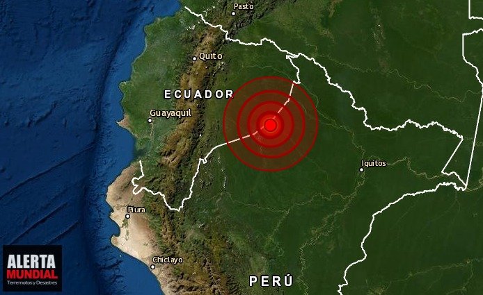 Un fuerte sismo pero profundo remece la frontera de Perú y Ecuador