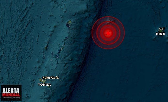 Alerta de tsunami emitida tras potente terremoto cerca de Tonga
