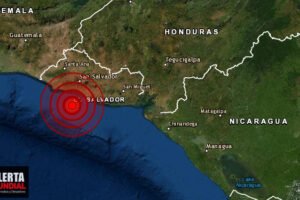Sismo de gran magnitud se percibe en todo el Salvador hace minutos..