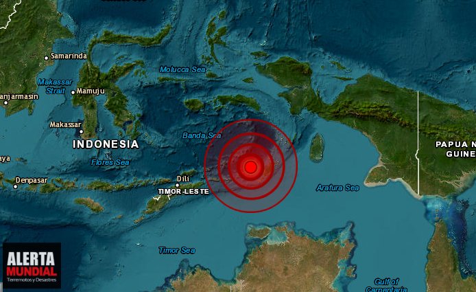 Fuerte terremoto sacude Indonesia