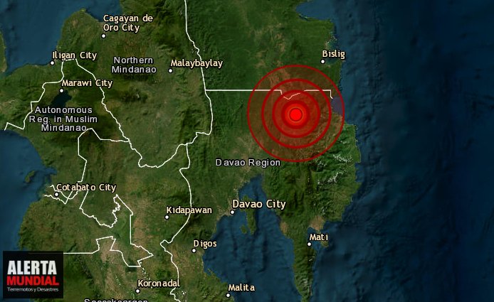 Fuerte sacudida de magnitud 6.0 se registra en Filipinas