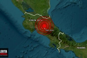 Fuerte sismo sacude el Valle Central de Costa Rica esta madrugada