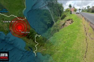 Grietas en viviendas, calles y derrumbes Tras secuencia sísmica en Costa Rica..