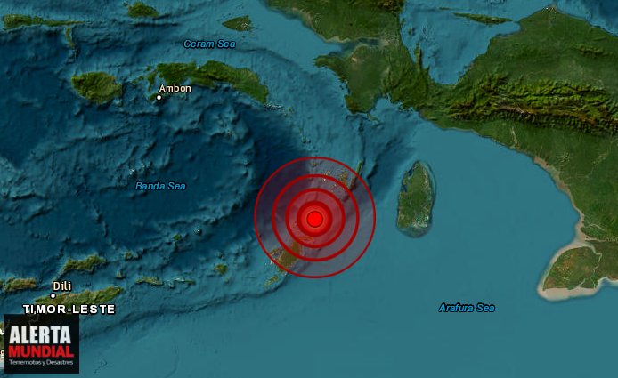 Sismo detectado en Indonesia de magnitud 6.1 - USGS