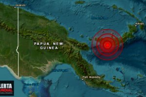 Terremoto un temblor de magnitud 6.5 sacude a Papúa Nueva Guinea