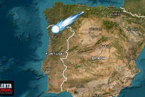 Enorme Bola de fuego captada surcando el cielo en Portugal y España