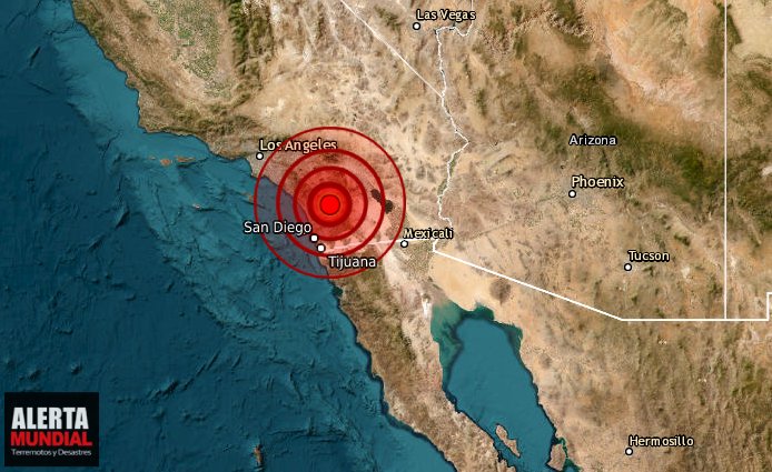 Fuerte sismo se registra en San Diego, se siente hasta Tijuana