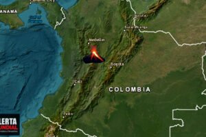 Las autoridades informan sobre emisión de cenizas del Volcán Nevado del Ruiz