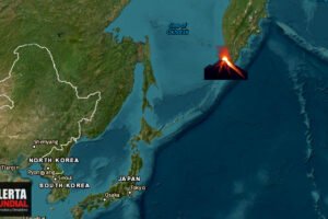 Se registra erupción del volcán Ebeko, en las Islas Kuriles, Rusia