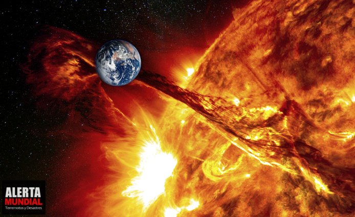 Tormenta solar se dirige hacia la Tierra después de que aparece un agujero gigante en el Sol