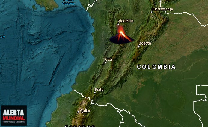 Aumenta la actividad sísmica en el volcán Nevado del Ruiz y temen Erupción