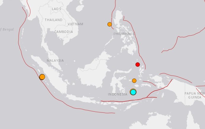 Potentes sismos sacuden Indonesia en menos de 24 horas..