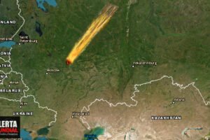 Un objeto incomprensible similar a un meteorito cayó en Rusia