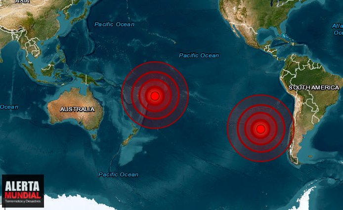 Dos sismos fuertes sacuden el Pacífico Chile y Tonga experimentan movimientos telúricos