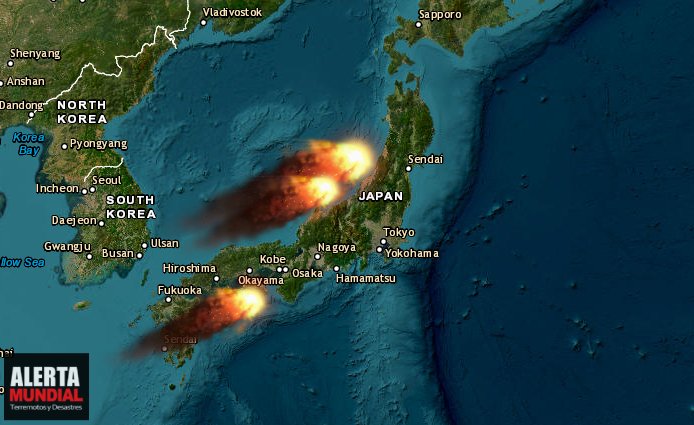 Reportan múltiples misteriosas bolas de fuego surcando los cielos en diferentes regiones de Japón