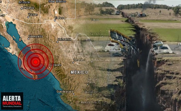 Sinaloa en alerta Advertencia de un potencial sismo de gran magnitud por cercanía a la falla de San Andrés, según Protección Civil