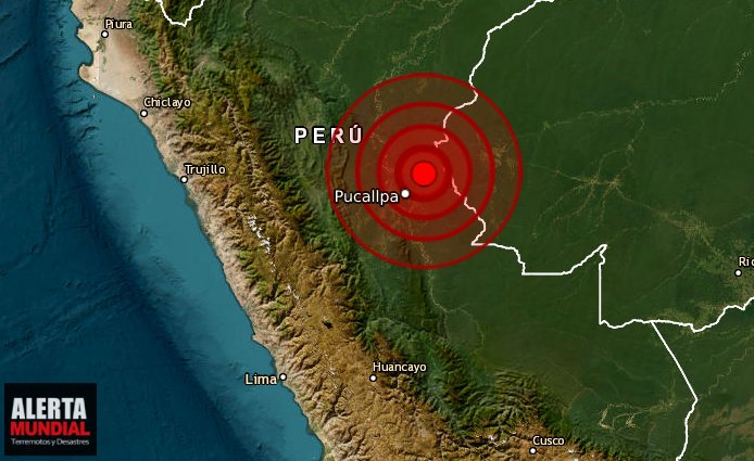 Tremendo sismo sacude Pucallpa, Perú hace poco tiempo