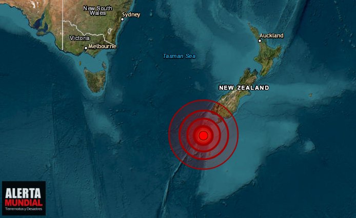 Un poderoso sismo sacude el sur de Nueva Zelanda