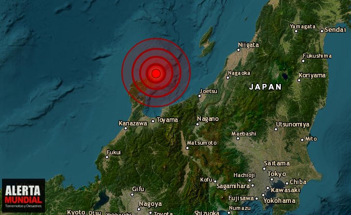 Un potente sismo sacude Japón: al menos 1 victimas y varios heridos