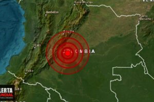 Fuerte sismo sacude el departamento de Meta, Colombia