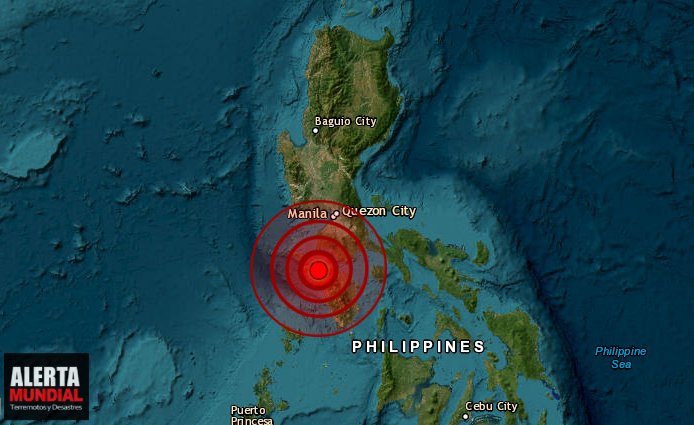 Un potente sismo sacude Filipinas sin advertencia de tsunami