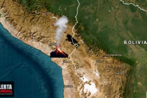 Alerta en Perú por potente explosión del volcán Ubinas supera los 3000 km de altura