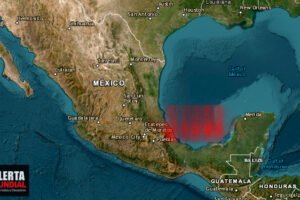 Misterioso fenómeno en México aparecen luces rojas en el cielo de Tabasco