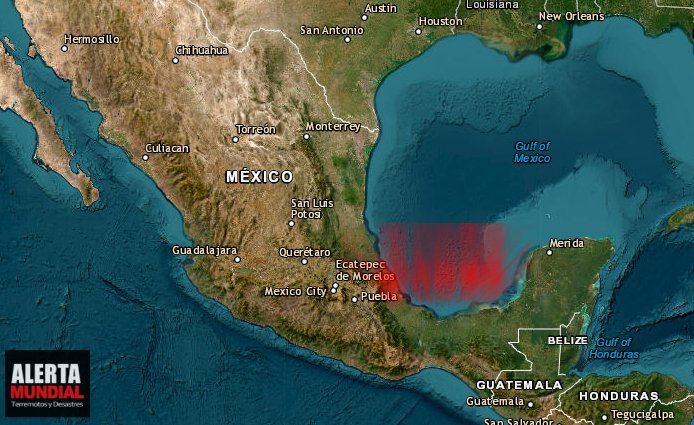 Misterioso fenómeno en México aparecen luces rojas en el cielo de Tabasco