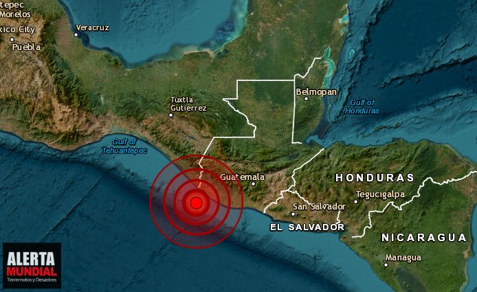 Un Terremoto y fuertes sismos golpean Guatemala, México e Indonesia