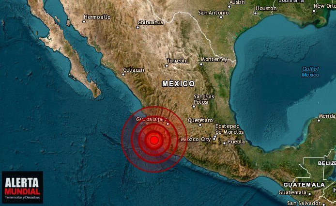 Fuerte sismo sacude Jalisco de México ¡Todo se movió!