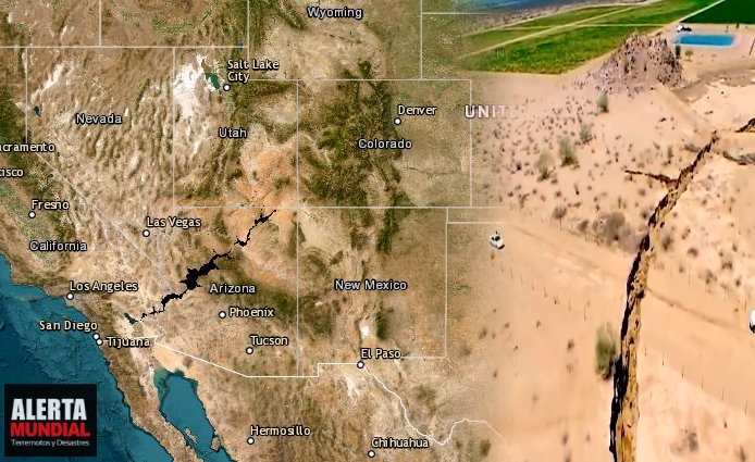 La tierra se parte en varios kilómetros en varios lugares de Estados Unidos por la extracción de agua subterránea
