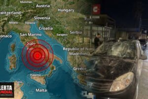 Daños reportados tras el fuerte sismo en Italia