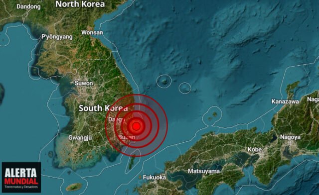 Fuerte sismo inusual golpea Corea del Sur ¡En todos lados tiembla!