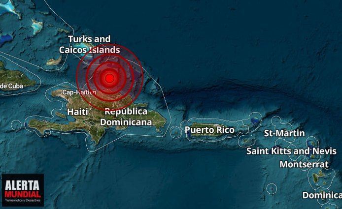 Potente sismo sacude el norte de República Dominicana