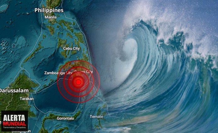 Terremoto en Filipinas el mar retrocede varios metros..