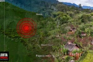 Llegan informes sobre varias victimas y 1.000 viviendas destruidas tras el terremoto de Papúa Nueva Guinea