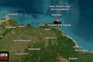 Volcán de lodo Píparo entra en erupción en Trinidad y Tobago