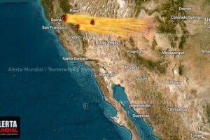 Se ven misteriosas bolas de fuego surcando el cielo de California
